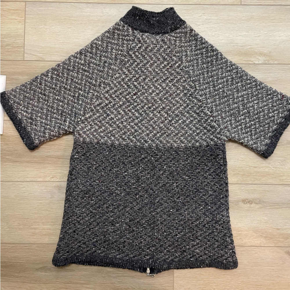 Aran Crafts Women’s Ireland 100% wool zip sweater cardigan size small - Picture 8 of 11